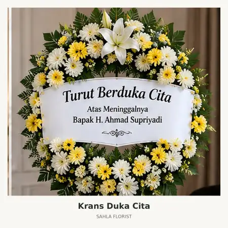 Krans Bunga Duka Sudirman Cbd